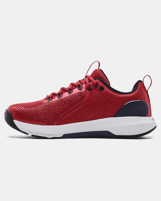 Men's UA Charged Commit 3 Training Shoes, Red, pdpMainDesktop image number 1